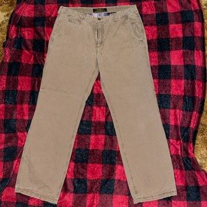 Men’s Old Navy plaid lined khaki’s! Size-36x34